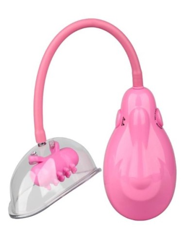 Pleasure Pump - Pompa Vibrante Vagina Rosa 