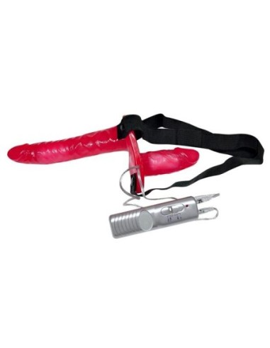 Bad Kitty Double Strap-On Rosso 